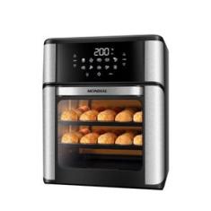 Fritadeira Elétrica Mondial Sem Óleo AFO-12L-BI 12L 2000W Preto/Inox 127V 75666-03 110