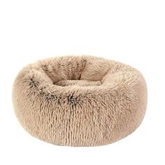 Cama para cães de gato, cama para animais de estimação para cães pequenos, camas de almofada para animais de estimação para dormir melhoradas e aconchegantes, antiderrapante lavável à máquina, diâmetro da luz 28 cm