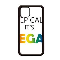 Capa LGBT Bandeira de arco-íris Keep Calm para iPhone 12 Pro Max para Apple Mini Mobile Case