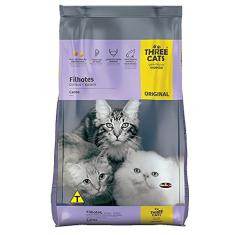 Ração Three Cats Original Gatos Filhotes Carne 1kg
