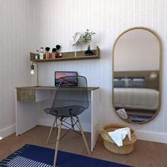 Escrivaninha 2 Gavetas com Prateleira Suspensa Helen Bramov