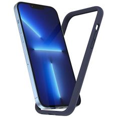 K TOMOTO Capa amortecedora compatível com iPhone 13 Pro Max (6,7 polegadas), capa amortecedora de silicone líquido [absorção de choque] [proteção de borda elevada] [proteção contra quedas] [toque