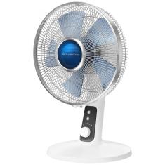 Ventilador de Mesa com 4 Velocidades, Ultra Silencioso, 110V 45W, Rowenta VU2730, Branco