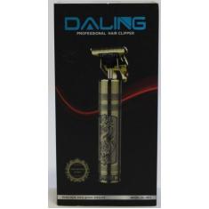 Barbeador Aparedor  elétrico recarregável abelo e barba com pentes par