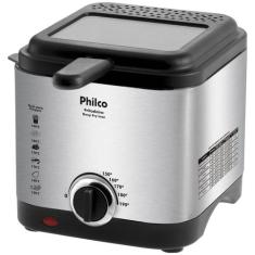 Fritadeira Philco 1,8L Visor Inox 1200W Deep Fry, 110V