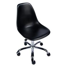 Cadeira de Escritório Eames Eiffel Giratória - Preto