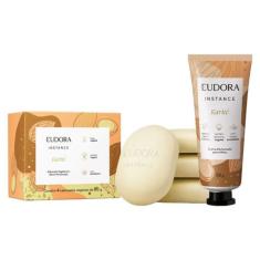 Kit Creme Perfumado para Mãos e 4 Sabonetes Vegetal em Barra Perfumado