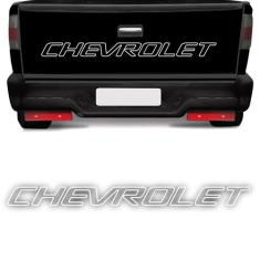Faixa Tampa Traseira S10 1999/2005 Chevrolet Adesivo Branco - SPORTINO