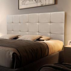 Cabeceira Casal Estofado Gleen Areia