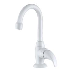 Torneira para Lavatório de Mesa Bica Alta Branca Pratti 1195 F56