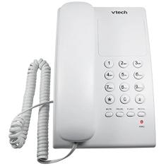 Telefone Digital de Mesa C/Fio VTC105W Branco VTECH