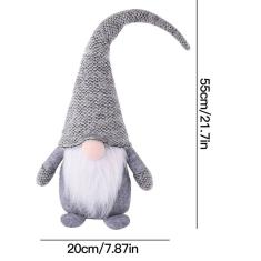 Enfeites de boneca sem rosto de natal boneca anã nórdica suprimentos de decoração de natal decoração de janela de papai noel