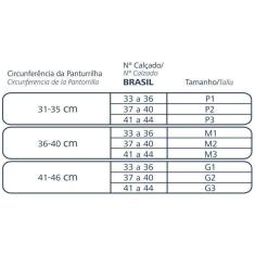Polaina Elastica para corrida Pulse Road 510 Preta Sigvaris