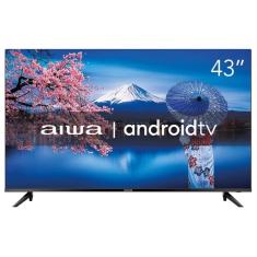 Smart TV Aiwa 43&quot; Android, HD, Comando de voz, Dolby Áudio, HDR10, AWS-TV-43-BL-02-A