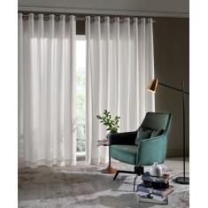 Cortina Duo Bruxelas 3,00x1,70m Marfim - Bella Janela