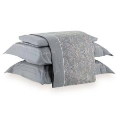 Jogo de Cama Solteiro 300Fios Kacyumara Satinee Magany 3Pçs