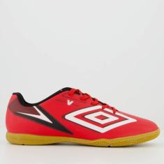 Chuteira Umbro Sala V League Futsal Vermelha, 41