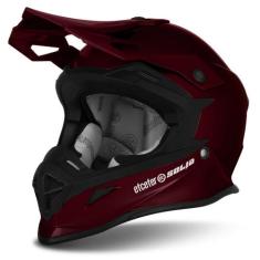 Capacete Esportivo Enduro Profissional Motocross Solid Trilha Off Road