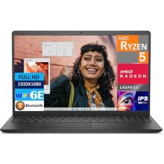 Dell Laptop Inspiron 15 Business de 15,6 polegadas, tela IPS FHD (AMD Ryzen 5 7520U, 8GB LPDDR5, SSD de 512 GB, AMD Radeon, WiFi 6E, webcam, Bluetooth 5.0, Win 11 Home)