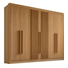 Guarda Roupa Casal 6 Portas 7 Gavetas - Athos Ripado-cinamomo - Móveis D'doro