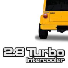 Emblema Adesivo Troller 2005 Resinado 2.8 Turbo Intercooler - SPORTINO