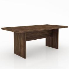 Mesa de Reunião ME4119 Escritório Nogal - Tecno Mobili, Nogal