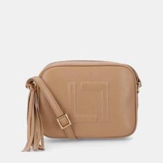 Bolsa Pequena Couro Luz Da Lua - 10004962-Feminino