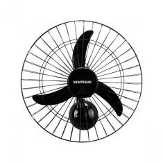 Ventilador De Parede Ventisol Oscilante 60cm Aço Preto Bivolt