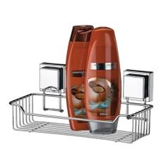 Suporte porta Shampoo Inox Ventosas sucção Future 7001