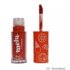 Blush, Batom e Sombra 3x1 Melu By Ruby Rose, Sweetheart