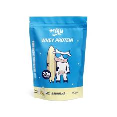 +Mu Whey Concentrado Sabor Baunilha 18g Proteína - Refil 900g