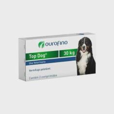 Vermifugo Ourofino Top Dog Para Cães De Até 30 Kg - 2 Compri
