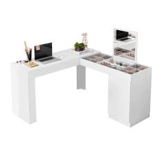 Escrivaninha Canto Penteadeira Star com Vidros de Correr