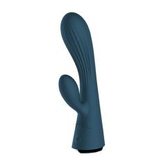 VIBRADOR RECARREGÁVEL COM ESTIMULADOR CLITORIANO ALISA - LOVETOYS