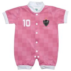 Macacão Bebê Atlético MG Rosa - Torcida Baby