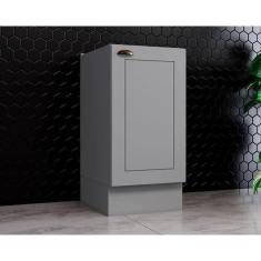 Balcão De Cozinha Modulado Americana 1 Porta S- Tampo 40cm Cinza - Henn