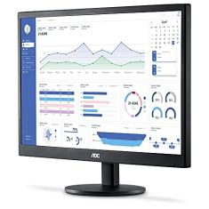 Monitor AOC 23,6" LED M2470SWH2 (HDMI/VGA/VESA/Ajuste de Incilinacao/1920x1080 Full HD) - M2470SWH2, Preto