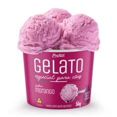 Petisco Sorvete para Cachorro Pet Gelato 50g - Prefere, Morango