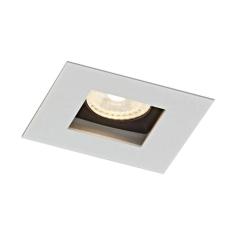 Kit 3 Spot Recuado Embutir Mr16 Gu10 Dicroica Fundo Preto