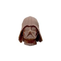 Quebra Cabeça 3D Darth Vader Busto Mdf 3Mm Natural - Darama