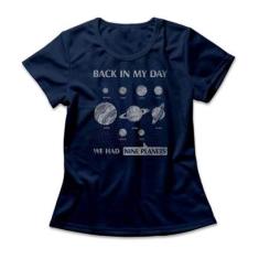Camiseta Studio Geek Nove Planetas Feminino-Feminino