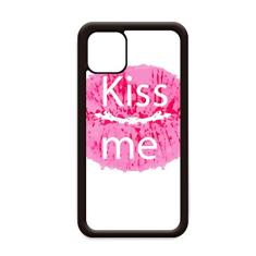 Capa Pink Lip Kiss Me Dia dos Namorados para iPhone 12 Pro Max para Apple Mini Mobile Case Shell