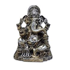 Estátua Lord Ganesha Resina 13 Cm
