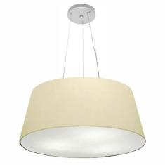 Lustre Pendente Cone Md-4062 C pula Em Tecido 25/60x50cm Algo