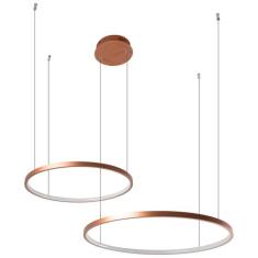 Pendente Quebec Cobre Led Integrado 45w Quality Qpd1435 St1927