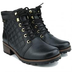Bota Coturno Couro Pegada 281404