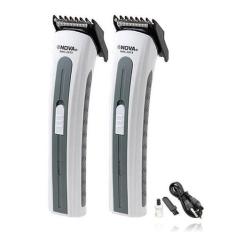 Kit 2 Barbeador Aparador Noua 3915 Sem Fio Barba Pezinho - Tolvia