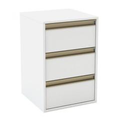 Mesa de Cabeceira 3 Gavetas Print - Belmax