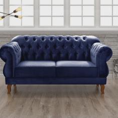 Sofá 2 Lugares Duquesa Chesterfield Decoração Recepção