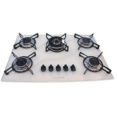 Cooktop Safanelli 5 Bocas Branco TRI503 - Bivolt